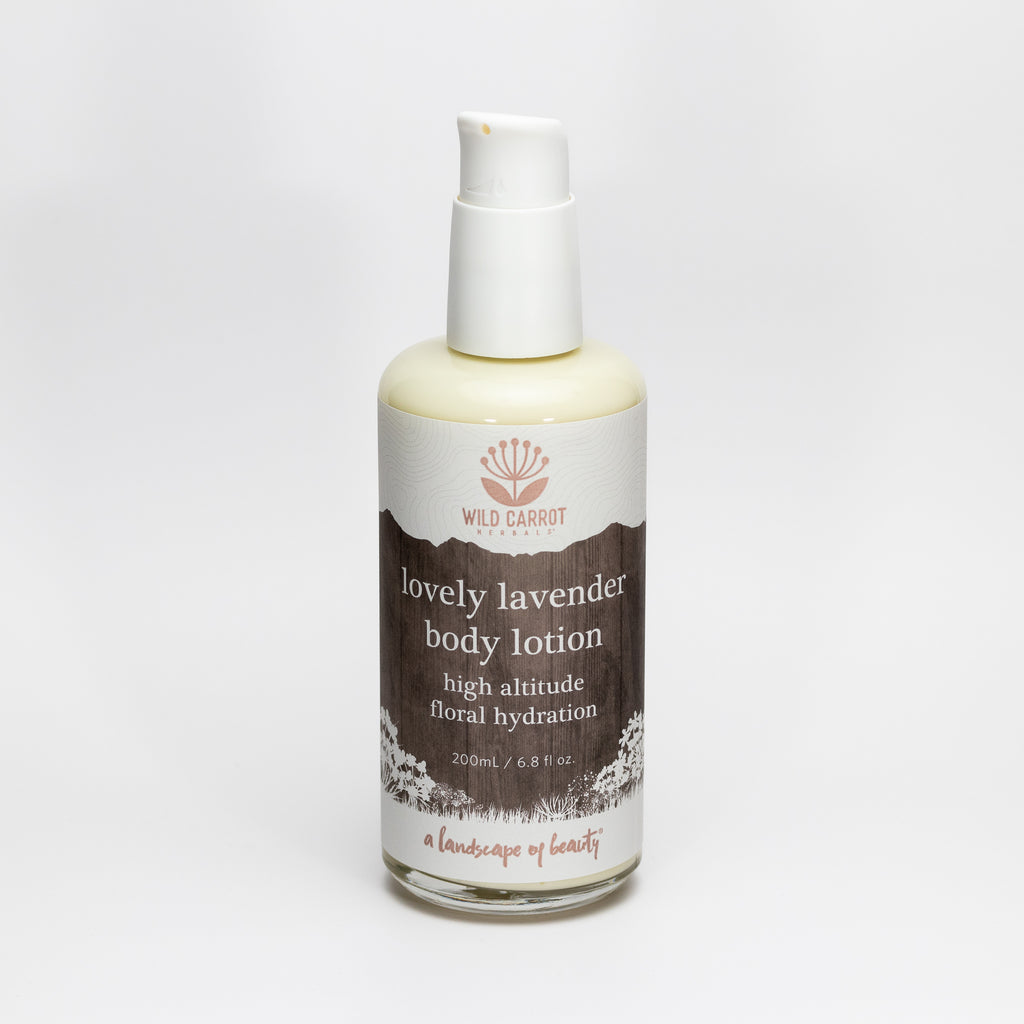 Lovely Lavender Body Lotion – Wild Carrot Herbals