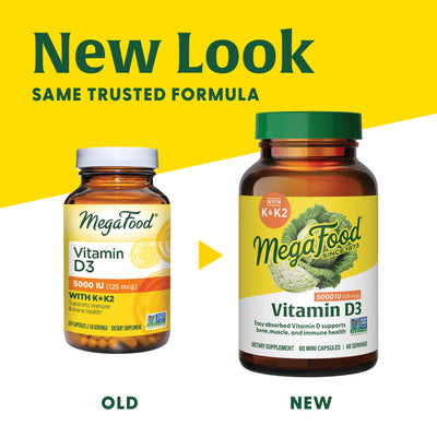 MegaFood Vitamin D3 with K & K2