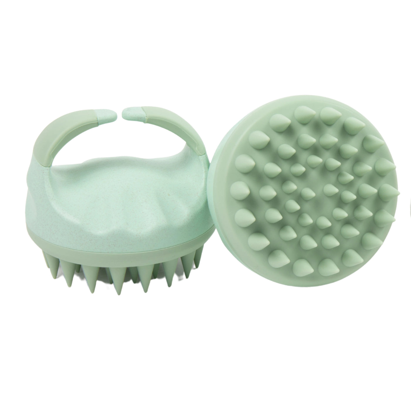 Plant-Based Shampoo & Scalp Scrubber Brush - Mint