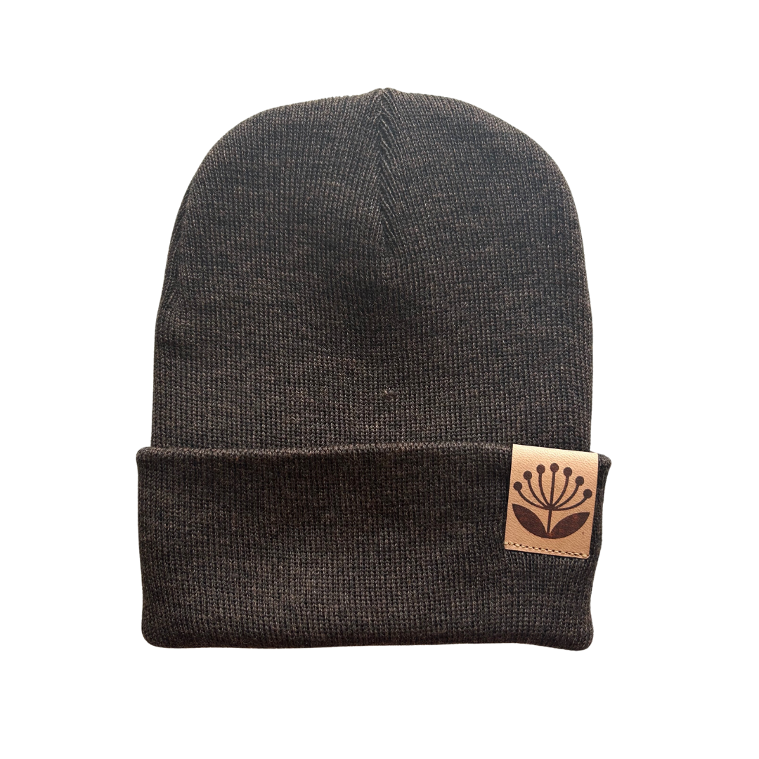 Rustek Collective Merino Wool Beanie - Dark Brown