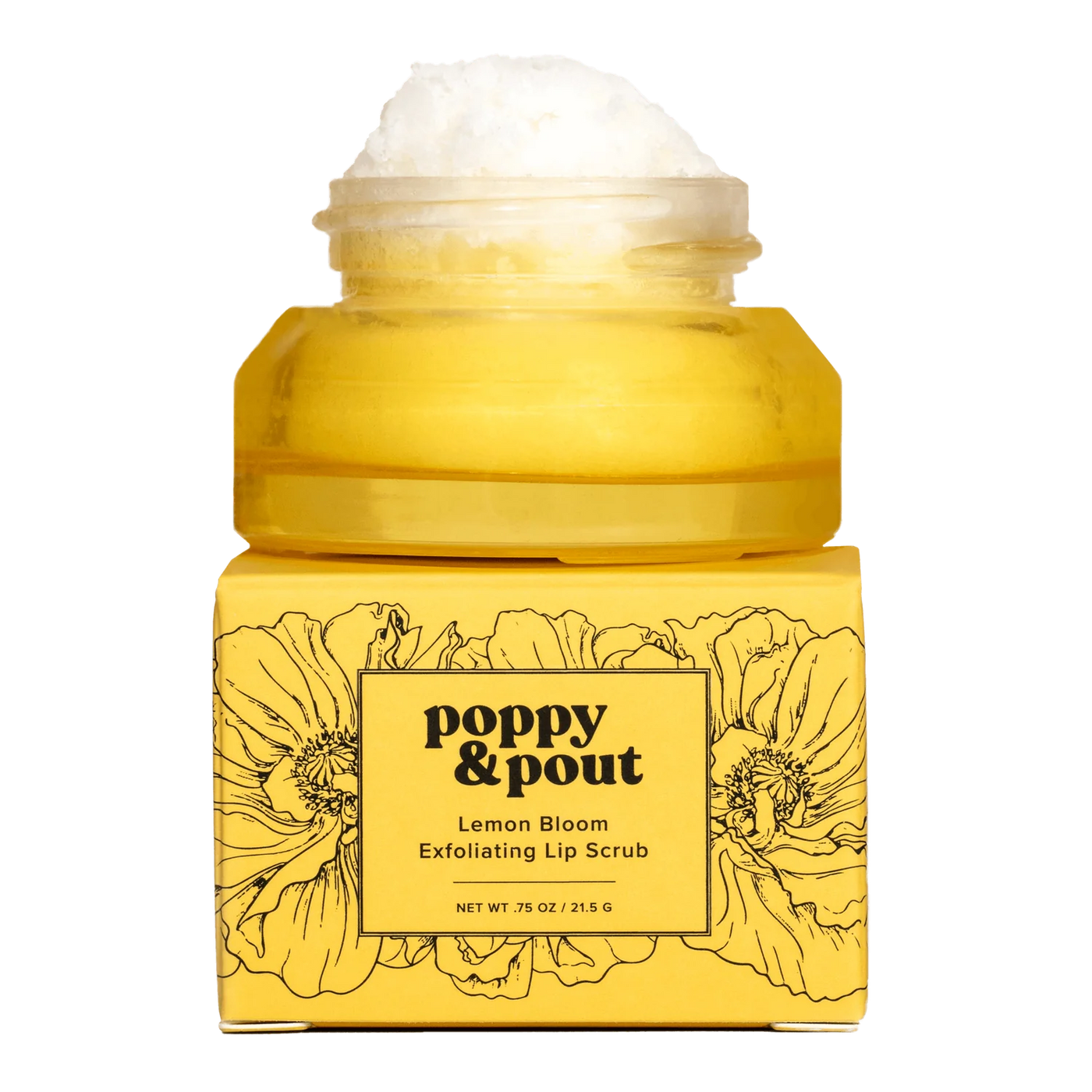 Poppy & Pout Lip Scrub - Lemon Bloom