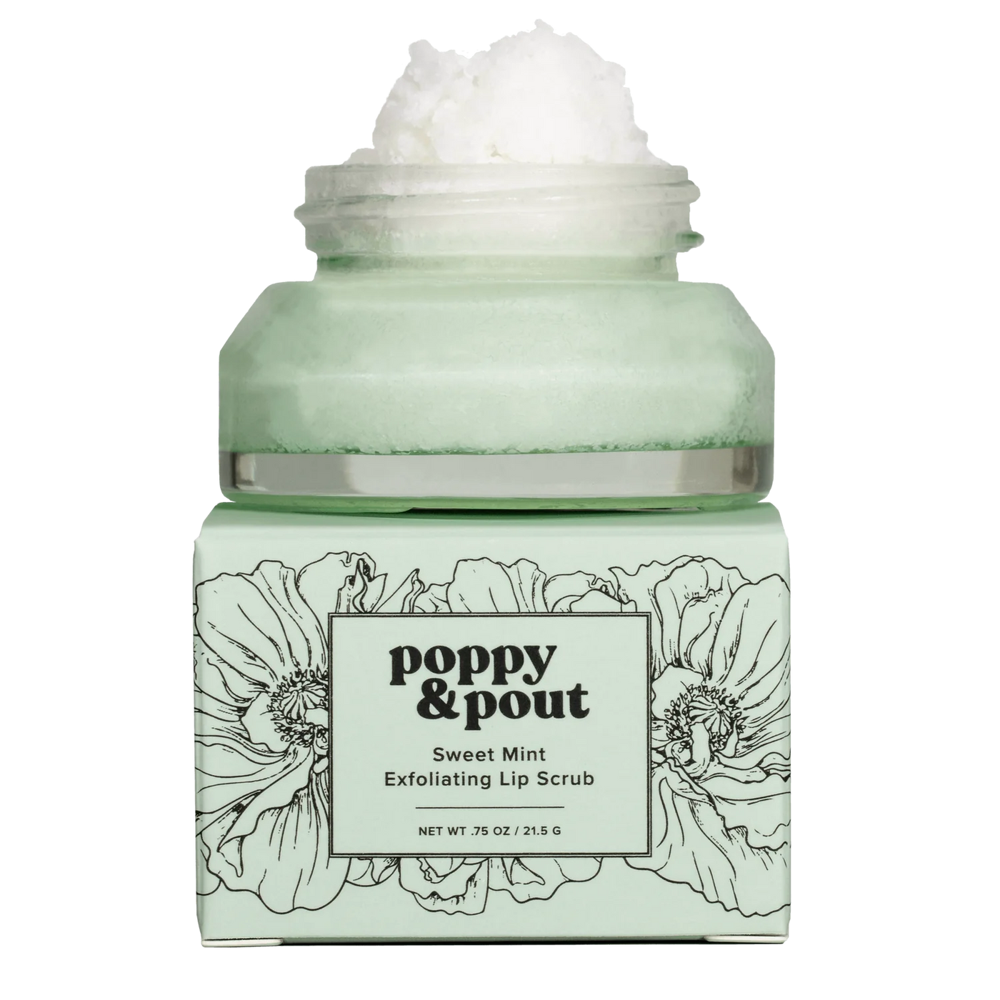 Poppy & Pout Lip Scrub - Sweet Mint